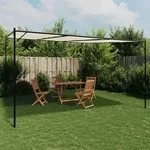 Pavillon Wei&szlig; 4x4 M 180 G/m2 Stoff Und Stahl - Vidaxl