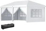 Outsunny Pavillon 6x3 M Stabil Winterfest Gartenpavillon, Partyzelt Mit...