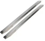 Baumarktplus - Trutzholm 2 X Auffahrrampen 250 Cm Traglast 1000 Kg Alu Grau Gelocht