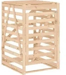 M&uuml;lltonnenbox 84x90x128,5 Cm Massivholz Kiefer - Vidaxl