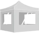 Profi-partyzelt Faltbar Mit W&auml;nden Aluminium 3&times;3m Wei&szlig; Vidaxl