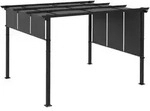 Outsunny Pavillon Ca. 3,5 X 3 M Pergola, Terrassendach Terassen&uuml;berdachung Mit