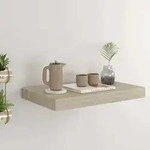 Vidaxl Schwebendes Wandregal Eichefarben 40x23x3,8 Cm Mdf