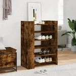 Vidaxl - Schuhschrank R&auml;uchereiche 74,5x37,5x100 Cm Holzwerkstoff
