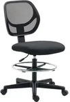 Vinsetto - B&uuml;rostuhl, Ergonomischer Mit Zeichenstuhl Verstellbarem Fu&szlig;ring, 93-113