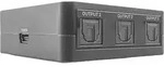 Lindy 70480 3 Port Toslink-splitter Schwarz