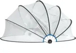 Pool-kuppel Rund 376x188 Cm Pvc Vidaxl