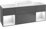 Vb Waschbeckenunterschrank Finion F33 1600x603x501mm M Bel Fk/re/ap: Gf/gf/1