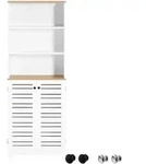 Sobuy - Bzr44-w Badezimmer Hochschrank Badschrank Aufbewahrungsschrank