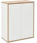 Finn Doppel-midischrank 60cm - Wei&szlig; Matt - Fackelmann