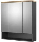 Vicco - Badspiegelschrank Eden, Anthrazit, 70 X 77.5 Cm