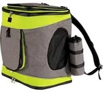Lionto Haustier-rucksack, Atmungsaktiver Hunderucksack Mit Karabiner, Regenschutz &