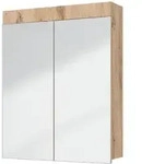 Vicco - Badspiegelschrank Luna, Eiche Wotan, 60 X 77 Cm