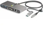 Startech.com 2-port Usb-c Hub Mit Ethernet Und Rs232 Port,usb-a Adapter, Ladefunktion