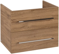 Villeroy&boch - Avento - Waschtischunterschrank, 63x51x45 Cm, 2 Schubladen, Oak