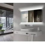 Chic Badspiegel Mit Beleuchtung - Led Badezimmerspiegel 120x70 Cm - Spiegel Mit