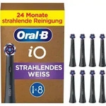 Oral-b Io Radiant White Schwarz 8er Ffu Aufsteckb&uuml;rsten
