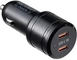 Voltcraft - Vc-pd40w-2c Usb Ladeger&auml;t 40 W 2x Usb-c&reg; Usb Pd Schwarz Kfz Usb...