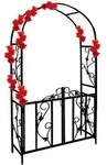 Rosenbogen Rosens&auml;ule Verschiedene Modelle Metall Rankhilfe Rankgitter Garten 1x