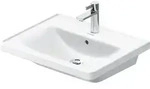 D-neo Waschtisch, 600x480mm, 1 Hahnloch, Mit &Uuml;berlauf, - Duravit