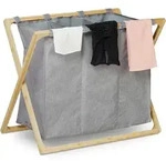 W&auml;schesortierer, Klappbarer W&auml;schesammler Mit 3 F&auml;chern, 3x 28 L, W&auml;schetrenner,