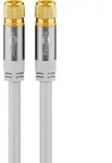 Sat-antennenkabel (135 Db), 4x Geschirmt, Vergoldet, F-stecker F-stecker....