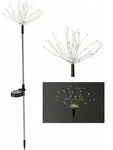 Spetebo - Led Solar Gartenstecker Firework - 75 Led - Solarleuchte Mit Biegsamen