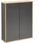 Finn Doppel-h&auml;ngeschrank 60cm - Anthrazit - Fackelmann