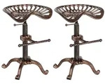 2er Set Barhocker Butch Bronze