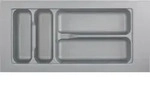 Hettich - Orga Tray 440 Besteckeinsatz,tiefe 440-520mm, Nennbreite 300mm, Silber