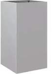 Pflanzk&uuml;bel Silbern 42x38x75 Cm Verzinkter Stahl Vidaxl