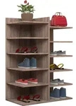 Enosa Schuhschrank 12 Ablagen Eiche Dekor.
