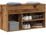 Vidaxl Schuhbank Altholz-optik 80x30x45 Cm Holzwerkstoff