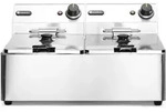 Hendi - Friteuse Kitchen Line - 2x6l, Kitchen Line, 12l, 230v/6600w, 550x430x(h)305mm