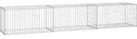 Vidaxl - Gabionenwand Mit Abdeckung 300&times;50&times;50 Cm Verzinkter Stahl