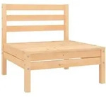 Garten-mittelsofa Massivholz Kiefer Vidaxl