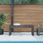 Vidaxl - Gartenbank Grau 110x38x45 Cm Massivholz Kiefer