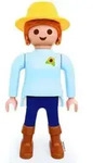 Dekofigur Playmobil&reg; G&auml;rtnerin Hase 62,5 Cm - Lechuza