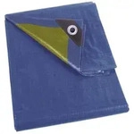 Abdeckplane - Blau/khaki - Strapazierf&auml;hig - 6 X 8 M