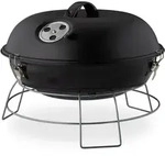 Relaxdays Kugelgrill, Tragbar, Mit Deckel, Leckeres Bbq, Picknickgrill Mit Gro&szlig;er