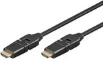 Goobay - High-speed-hdmiTM-360&deg;-kabel Mit Ethernet, 4k/60hz. Kabell&auml;nge 5 M