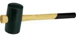 Gummi-komp.hammer Hart 65mm Flach/flach - Fortis