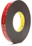 3m - Vhb 595f Doppelseitiger Klebstoff - 19mm X 11m - Schwarz