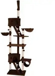 Lionto - Kratzbaum H&ouml;henverstellbar, H&ouml;he 230-250 Cm, Braun