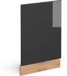 Frontblende R-line, Anthrazit Hochglanz, 45 Cm Ohne Arbeitsplatte Vicco