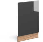 Frontblende Fame-line, Anthrazit Hochglanz, 45 Cm Ohne Arbeitsplatte Vicco