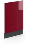Frontblende Fame-line, Bordeaux Hochglanz, 45 Cm Ohne Arbeitsplatte Vicco