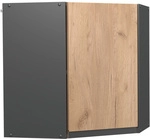 Vicco - Eckh&auml;ngeschrank R-line, Goldkraft Eiche, 57 Cm J-shape