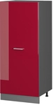 Vicco - Hochschrank R-line, Bordeaux Hochglanz, 60 Cm