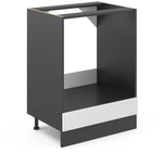 Vicco - Herdumbauschrank R-line, Wei&szlig; Landhaus, 60 Cm Ohne Arbeitsplatte